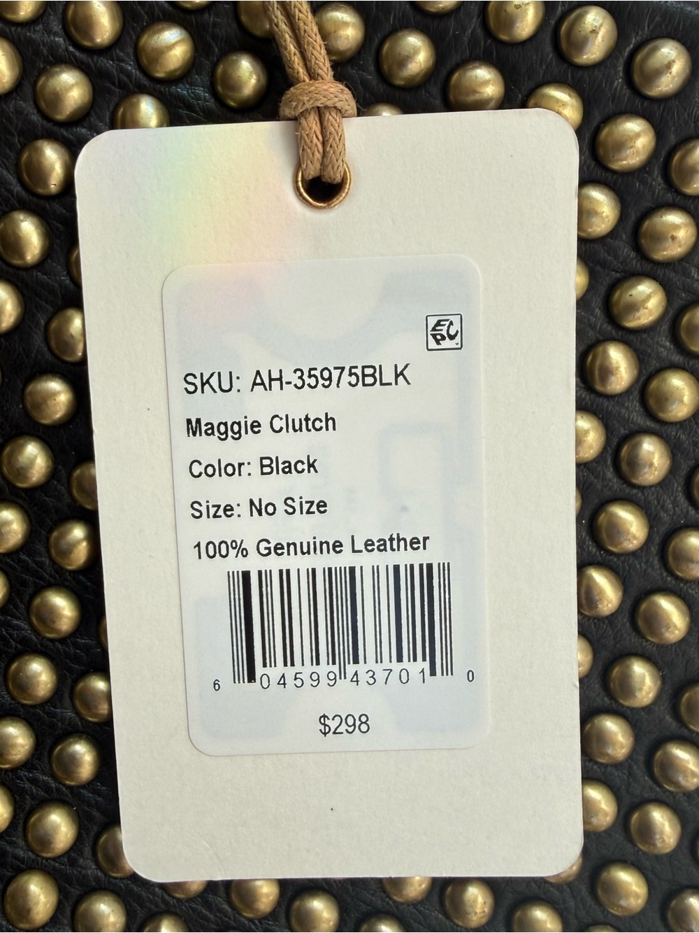 NWT - HOBO Studded Maggie Clutch - Picture 4 of 4